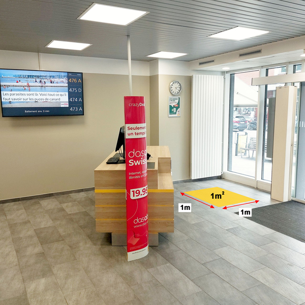 Surface de promotion filiale de la Poste Genève 8 Jonction