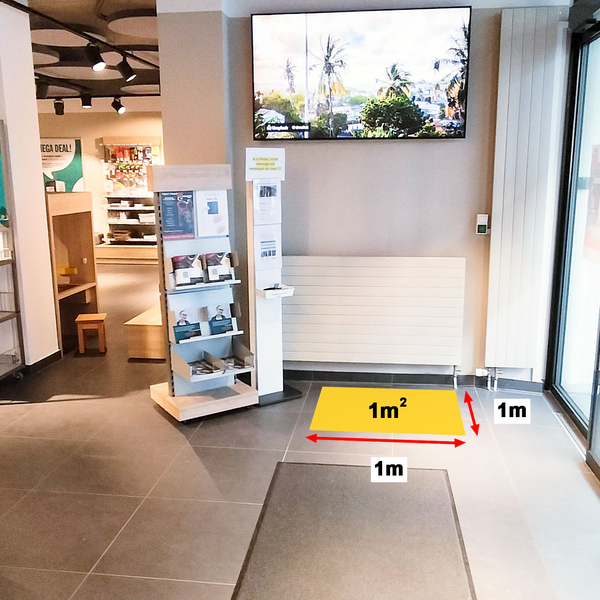 Surface de promotion filiale de la Poste Genève 21 Les Pâquis