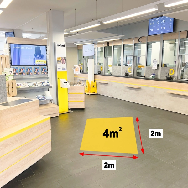 Promotionsfläche Postfiliale Basel 18 Gundeldingen