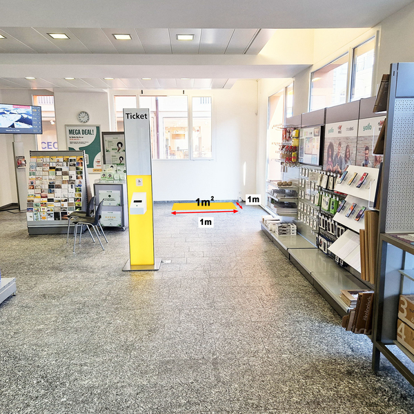 Promotionsfläche Postfiliale Rorschach